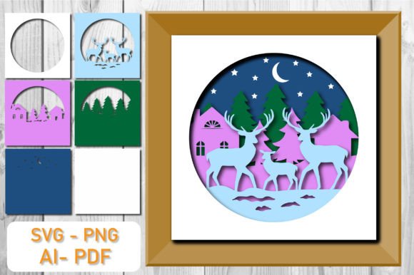 3D Layered Christmas Shadow Box: A Publisher's Review