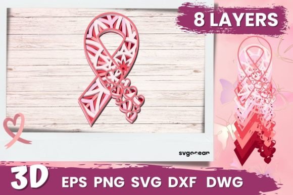 3D SVG Shapes: Breast Cancer Awareness Review