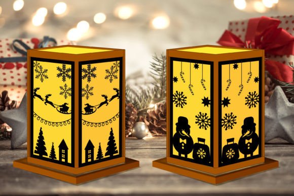 Christmas 3D Light Lantern SVG Bundle Review