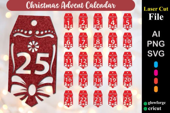 Christmas Advent Countdown Tags SVG Review