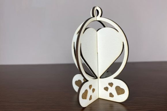 Christmas Bauble - Heart: 3D SVG Review for Sellers