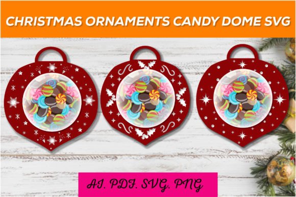Christmas Candy Dome SVG: A 3D Holiday Review