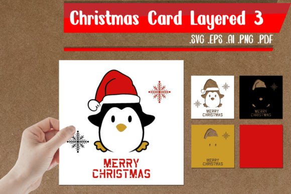 Christmas Card Layered 3: A 3D SVG Review