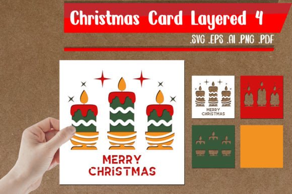 Christmas Card Layered 4: A 3D SVG Review