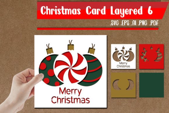 Christmas Card Layered 6: A 3D SVG Review