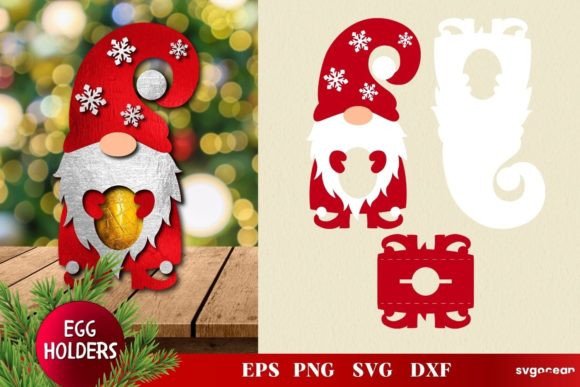 Christmas Gnome Egg Holder Template Review