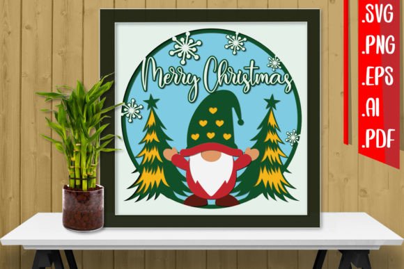 Christmas Layered Papercut 12: A 3D SVG Review