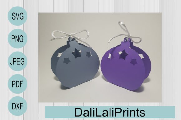Cute Stars Snow Globe Favor Box 3D SVG Review