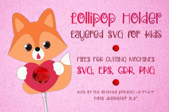 Fox Lollipop Holder: 3D SVG Shapes Review