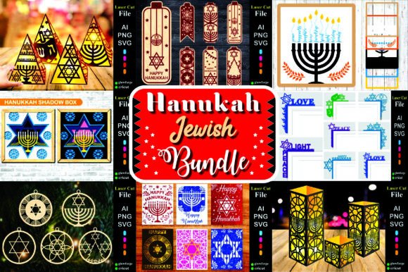 Hanukah Jewish Christmas 3D SVG Bundle Review