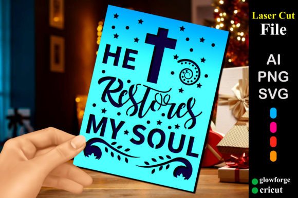He Restores My Soul 3D SVG Christmas Review