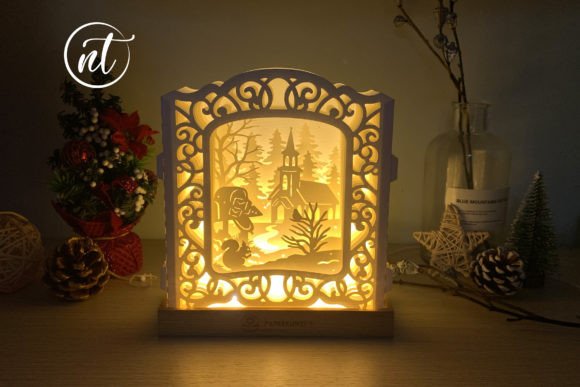 Merry Christmas with Little Squirrel 3D SVG Review