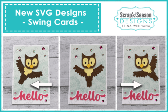 Swing Card - Owl: 3D SVG Shapes Review