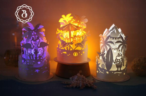 Tropical Christmas Lantern 3D SVG Review